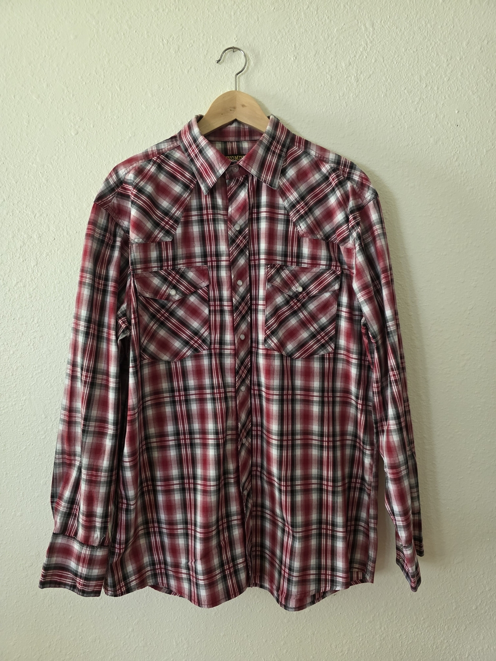 Wyoming Traders Red Plaid Button-up Long Sleeve